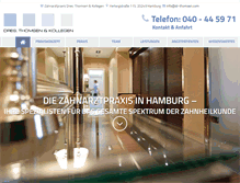 Tablet Screenshot of dr-thomsen.com